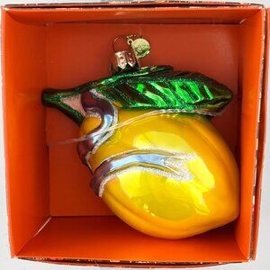 NEW 2025 John Derian for Target Glass Lemon Christmas Ornament